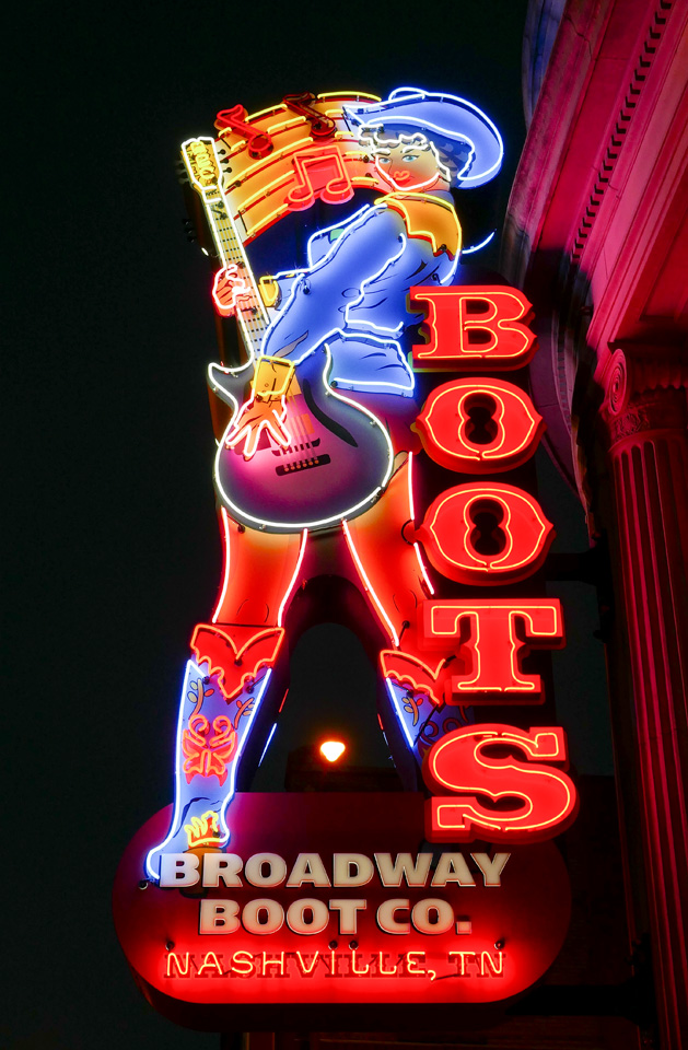 Nashville Neon Boots